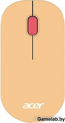 Мышь беспроводная Acer OMR205 pink/beige (1200dpi, USB,(2but) (ZL.MCEEE.02L)
