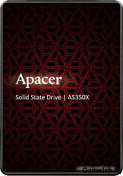 Apacer SSD PANTHER AS350X 128Gb SATA 2.5" 7mm, R560/W540 Mb/s, IOPS 80K, MTBF 1,5M, 3D NAND, Retail 