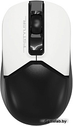 Мышь A4Tech Fstyler FG12 Panda белый/черный оптическая (1200dpi) беспроводная USB (3but)