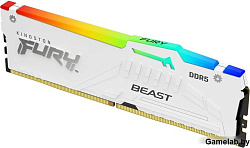 Память DDR5 32GB 5200MHz Kingston KF552C40BWA-32 Fury Beast RGB RTL Gaming PC5-41600 CL40 DIMM 288-p