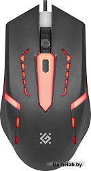 Мышь оптическая  Defender Flash MB-600L Оптическая, три кнопки + колесо-конпка, 1200 dpi