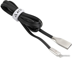ACD Кабели USB ACD USB кабель ACD-Infinity Lightning ; USB-A TPE, 1.2м, черный (ACD-U922-P5B)