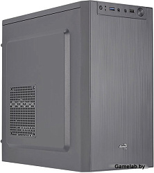 Aerocool Cs-108-S-BK-v1 (mATX, без БП, USB3.0 x1, USB2.0 x1, 8cm black fan x1)