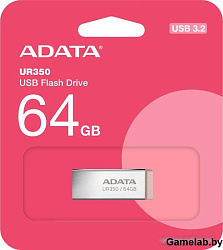 Флэш-накопитель USB3.2 64G BROWN UR350-64G-RSR/BG ADATA