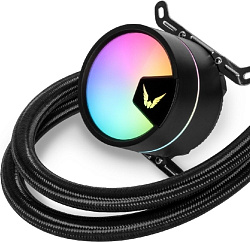 Система водяного охлаждения Valkyrie A360 ARGB Black / 3x120mm ARGB fans, 280W TDP, 32.8dBA / HW A36