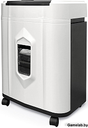 Шредер Heleos АП20-5 белый/черный с автоподачей (секр.P-5) перекрестный 131лист. 20лтр. скрепки скоб