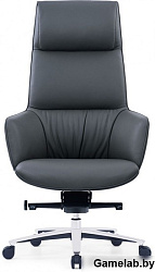 Кресло руководителя Cactus CS-LBK-MILANO кожа с подголов. крестов. алюминий