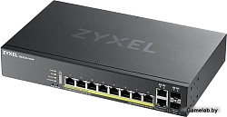 Коммутатор Zyxel NebulaFlex Pro GS2220-10HP-EU0101F 10G 8PoE+ 180W управляемый