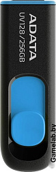 Флеш Диск A-Data 256Gb DashDrive UV128 AUV128-256G-RBE USB3.0 черный/синий