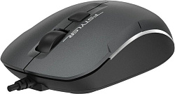 Мышь A4Tech Fstyler FM26S серый/черный оптическая (2000dpi) silent USB для ноутбука (4but)