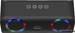 Акустическая система LIGHT/BT/FM/USB/TF/AUX Q1 65301 DEFENDER