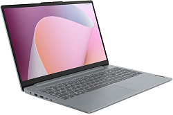 Ноутбук 15.6" IPS FHD LENOVO IdeaPad Slim 3 grey (Ryzen 5 7520U/8Gb/512Gb SSD/VGA int/noOS) (82XQ00B