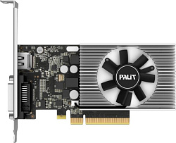 Palit PCI-E PA-GT1030 2GD4 nVidia GeForce GT 1030 2048Mb 64bit DDR4 1151/2100 DVIx1/HDMIx