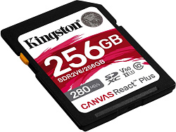 Флеш карта SDXC 256GB Kingston SDR2V6/256GB Canvas React Plus w/o adapter