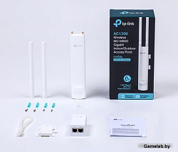 Точка доступа TP-Link EAP225-outdoor AC1200 1000BASE-TX белый