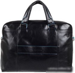 Деловая сумка Piquadro Blue Square CA3335B2/N с отделением для ноутбука черный натур.кожа