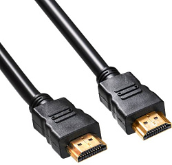 Кабель аудио-видео Buro HDMI (m)/HDMI (m) 3м. феррит.кольца черный (HDMI-19M/19M-3M-MG)