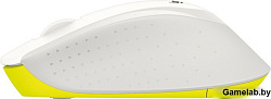 Мышь Logitech M330 Silent Plus белый оптическая (1000dpi) беспроводная USB (2but)