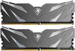 Модуль памяти DDR4 Netac Shadow II 16GB (2x8GB) 3600MHz CL18 1.35V / NTSWD4P36DP-16K / Black / with 