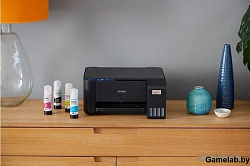 МФУ струйный Epson EcoTank L3211 (A4, принтер/сканер/копир, 5760x1440dpi, 33чб/15цв. ppm, СНПЧ, USB)