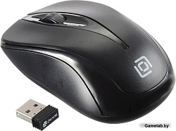 Мышь Oklick 675MW черный оптическая (800dpi) беспроводная USB (2but)