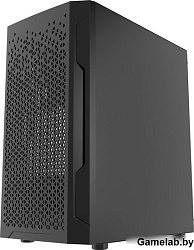 Корпус Powercase Mistral Micro Z2B SI, Non Window, Mesh, 2x 120mm fan, чёрный, mATX  (CMIMZB-F2SI)