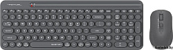 Клавиатура + мышь A4Tech Fstyler FG3300 Air2 клав:серый мышь:серый USB беспроводная slim Multimedia