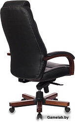 Кресло руководителя Бюрократ T-9923WALNUT черный кожа крестовина металл/дерево