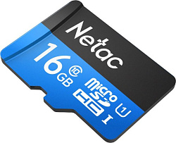 Флеш карта microSDHC 16Gb Class10 Netac NT02P500STN-016G-R P500 + adapter
