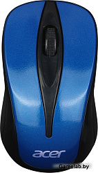 Мышь Acer OMR132 синий/черный оптическая (1000dpi) беспроводная USB для ноутбука (2but)