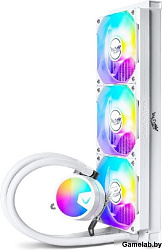 Система водяного охлаждения Valkyrie A360 ARGB White / 3x120mm ARGB fans, 280W TDP, 32.8dBA / HW A36