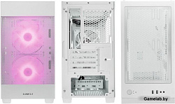 LIAN LI Lancool 205M Mesh White, Medium Case: Micro ATX/Mini-ITX, 2xUSB 3.0, 2xAudio, Included Fans: