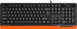 Клавиатура A4Tech Fstyler FKS10 черный/оранжевый USB