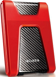 Жесткий диск USB3.1 1TB EXT. 2.5" RED AHD650-1TU31-CRD ADATA