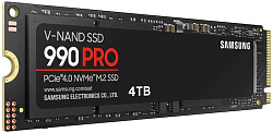 SSD M.2 (PCI-E NVMe 2.0 Gen 4.0 x4) 4Tb Samsung 990 PRO (R7450/W6900MB/s) 1year