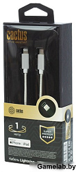 Кабель Cactus CS-LG.USB.C-1 USB Type-C (m)-Lightning (m) 1м белый блистер
