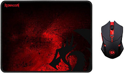 Игровой набор Мышь + Ковер M601WL-BA RU, беспроводная,  Redragon