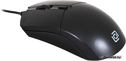 Мышь Оклик 207M черный оптическая (2400dpi) USB (4but)