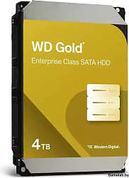 Жесткий диск WD SATA-III 4TB WD4004FRYZ Desktop Gold 512E (7200rpm) 256Mb 3.5"