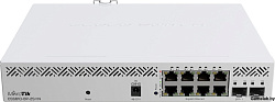 Коммутатор MikroTik CSS610-8P-2S+IN 8G 2SFP+ 8PPoE 140W управляемый