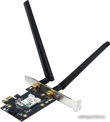 ASUS Адаптер беспроводной связи (Wi-Fi) ASUS PCE-AX1800 / EU (90IG07A0-MO0B00) (463849) >PCIe x1 WiF