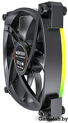 Вентилятор для корпуса Montech AX120 ARGB 120х120x25 черный 4-pin 27дБ (AX120 PWM BLACK) Ret