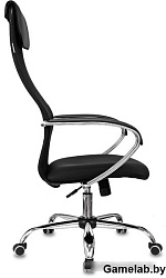 Кресло руководителя Бюрократ CH-607SL черный TW-01 Neo Black сетка/ткань с подголов. крестов. металл