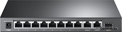 Коммутатор TP-Link TL-SG1210MP 9G 1GBIC 8PoE+ 123W неуправляемый