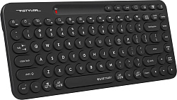 Клавиатура A4Tech Fstyler FBK36C AS черный USB беспроводная BT/Radio slim Multimedia (FBK36C AS)