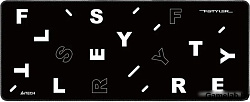 Коврик для мыши A4Tech FStyler FP75 XL черный/белый 750x300x2мм (FP75 BLACK)