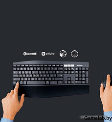 Клавиатура + мышь Logitech MK850 Performance клав:черный мышь:черный USB slim Multimedia (920-008226