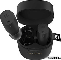 Гарнитура вкладыши Soul ST-XX черный мат. беспроводные bluetooth в ушной раковине (80000620)
