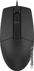 Мышь A4Tech OP-330 черный оптическая (1200dpi) USB (3but)