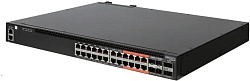 Edge-corE 4610-30P-O-AC-F Edge-corE AS4610-30P, 24-Port GE RJ45 port PoE+, last 8 ports Ultra-PoE, 9